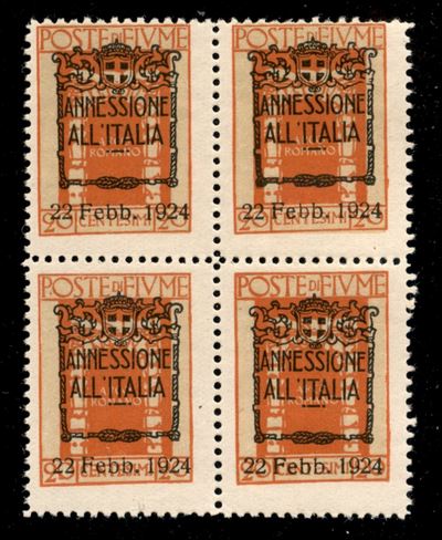 Italia / Occupazioni i Guerra Mondiale / Fiume / Posta Ordinaria