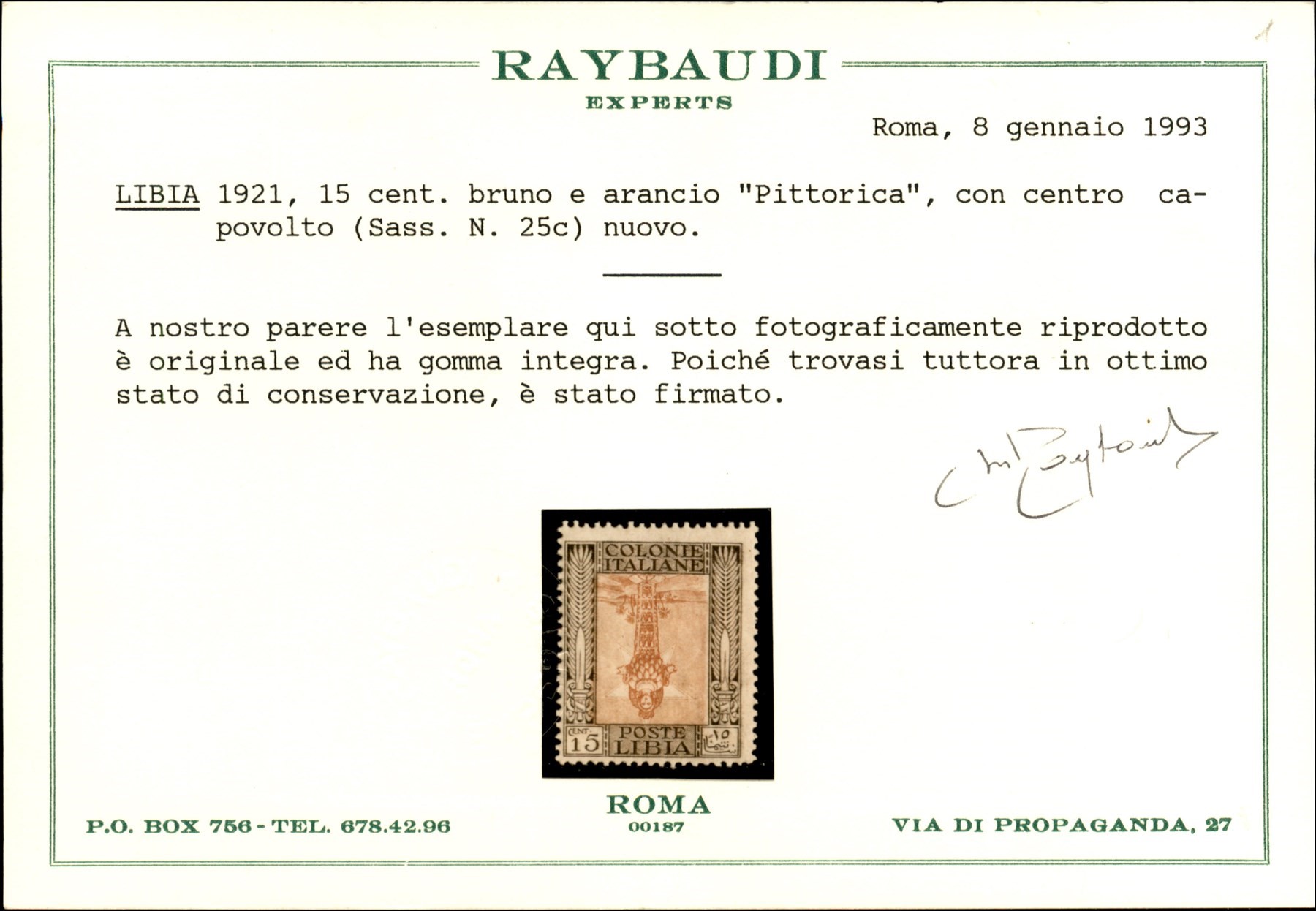 Italia / Colonie / Libia / Posta Ordinaria