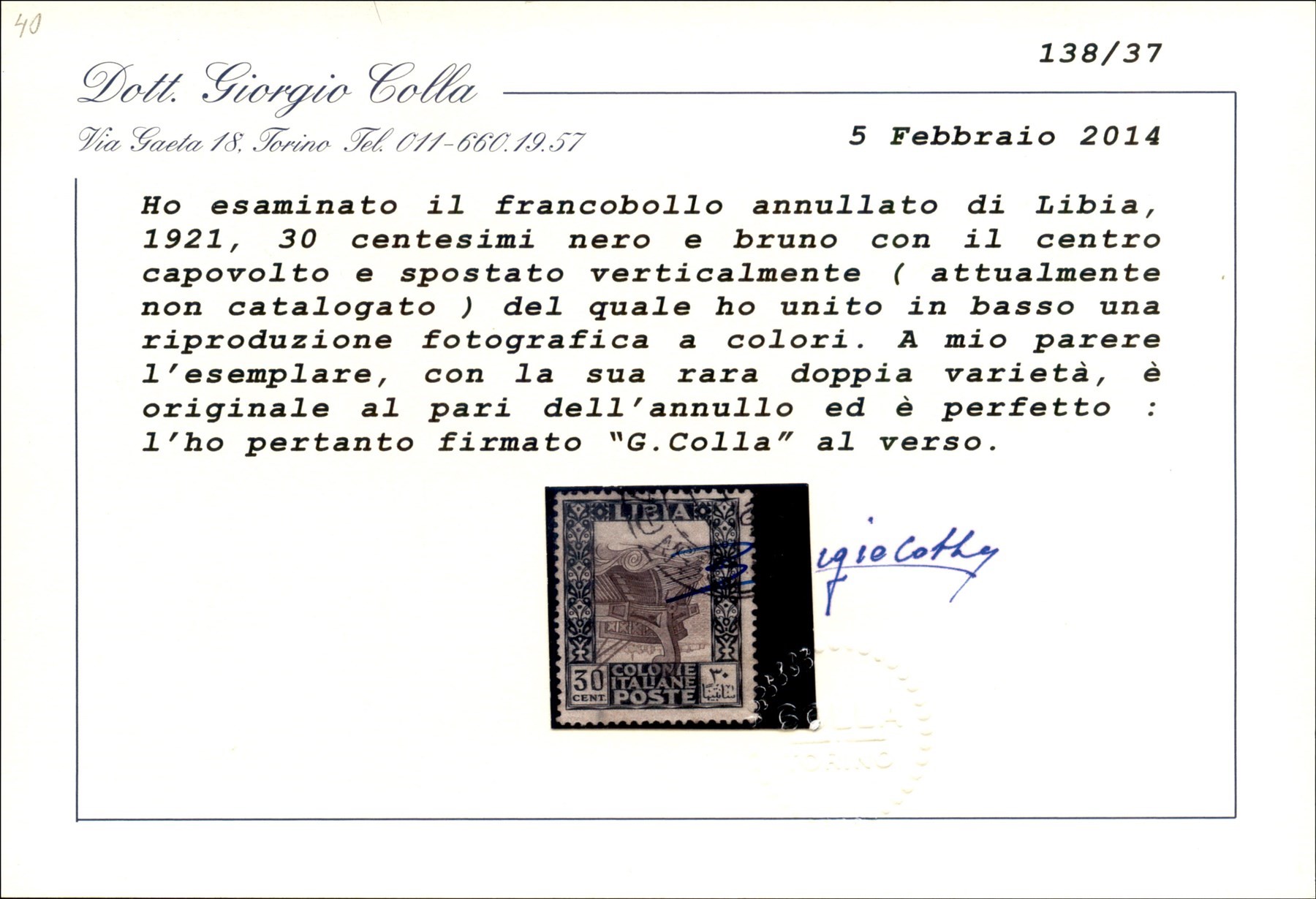 Italia / Colonie / Libia / Posta Ordinaria