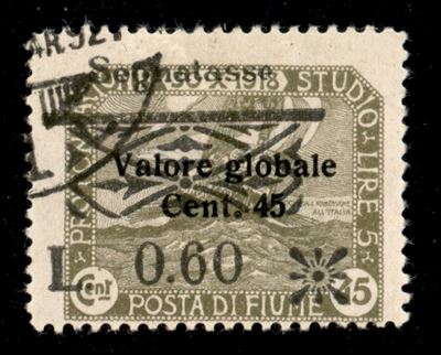 Italia / Occupazioni i Guerra Mondiale / Fiume / Segnatasse