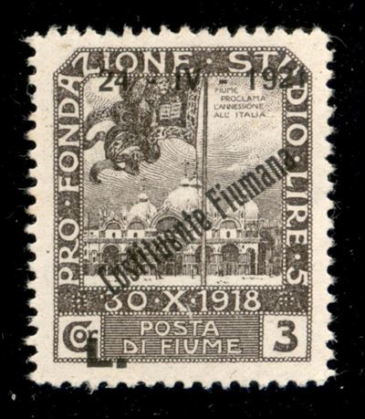 Italia / Occupazioni i Guerra Mondiale / Fiume / Posta Ordinaria