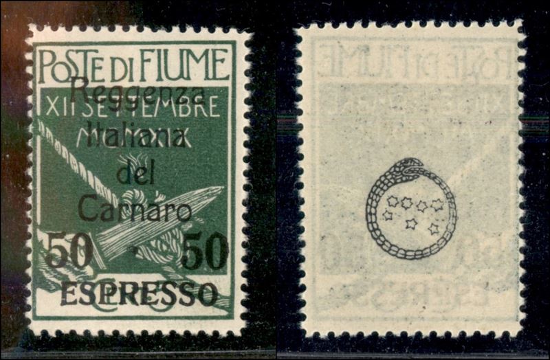 Italia / Occupazioni i Guerra Mondiale / Fiume / Espressi