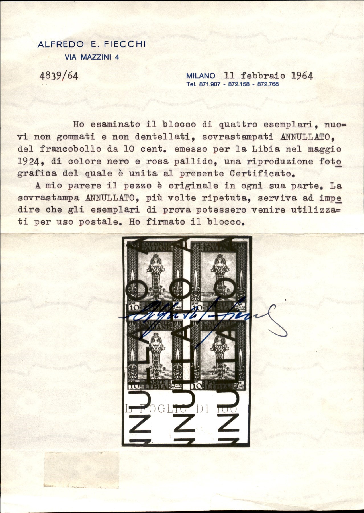 Italia / Colonie / Libia / Posta Ordinaria