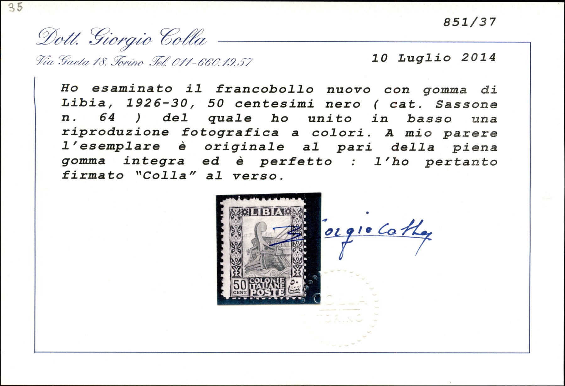 Italia / Colonie / Libia / Posta Ordinaria