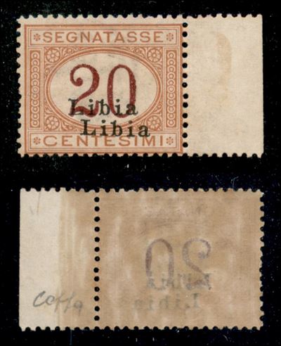Italia / Colonie / Libia / Segnatasse