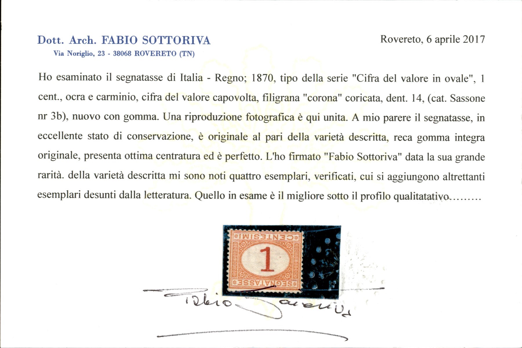 Italia / Regno / Segnatasse