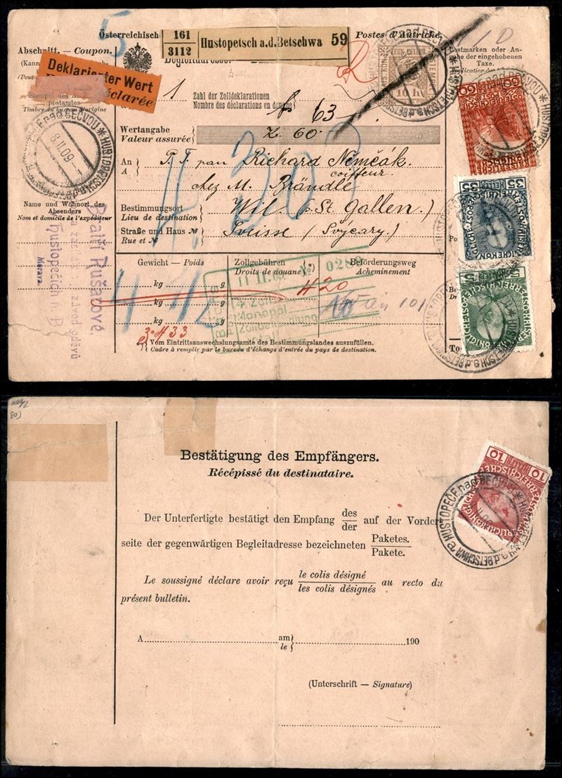 Austria / Bollettino Pacchi