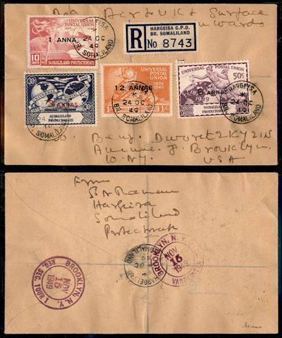 Gran Bretagna / Colonie / Raccomandata