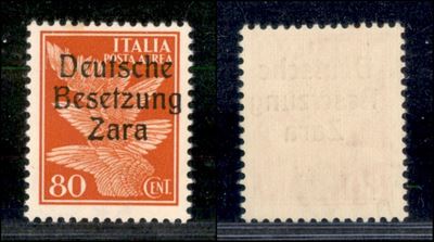 Italia / Occupazioni Straniere di Territori Italiani / Occupazione Tedesca / Zara / Posta Aerea