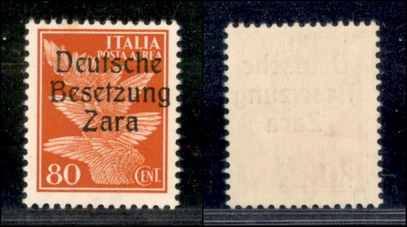 Italia / Occupazioni Straniere di Territori Italiani / Occupazione Tedesca / Zara / Posta Aerea