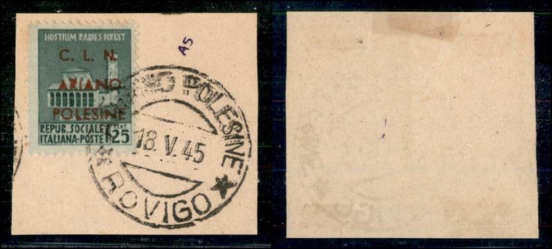 Italia / C.L.n. / Ariano Polesine / Posta Ordinaria