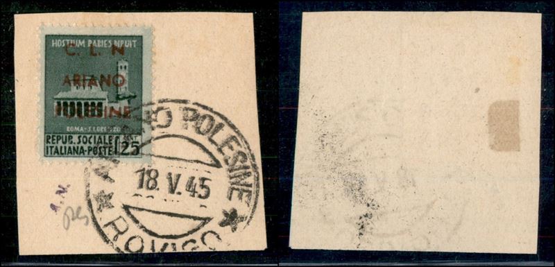 Italia / C.L.n. / Ariano Polesine / Posta Ordinaria