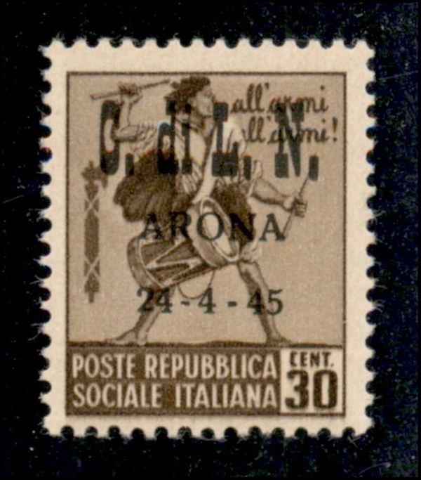 ITALIA / C.L.N. / Arona / Posta ordinaria