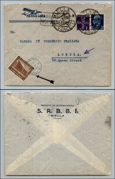 Italia / Regno / Aerogrammi