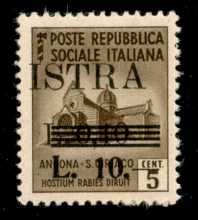 Italia / Occupazioni II Guerra Mondiale / Occupazione Jugoslava / Istria / Posta Ordinaria