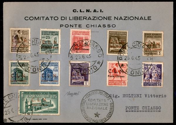 ITALIA / C.L.N. / Ponte Chiasso / Posta ordinaria