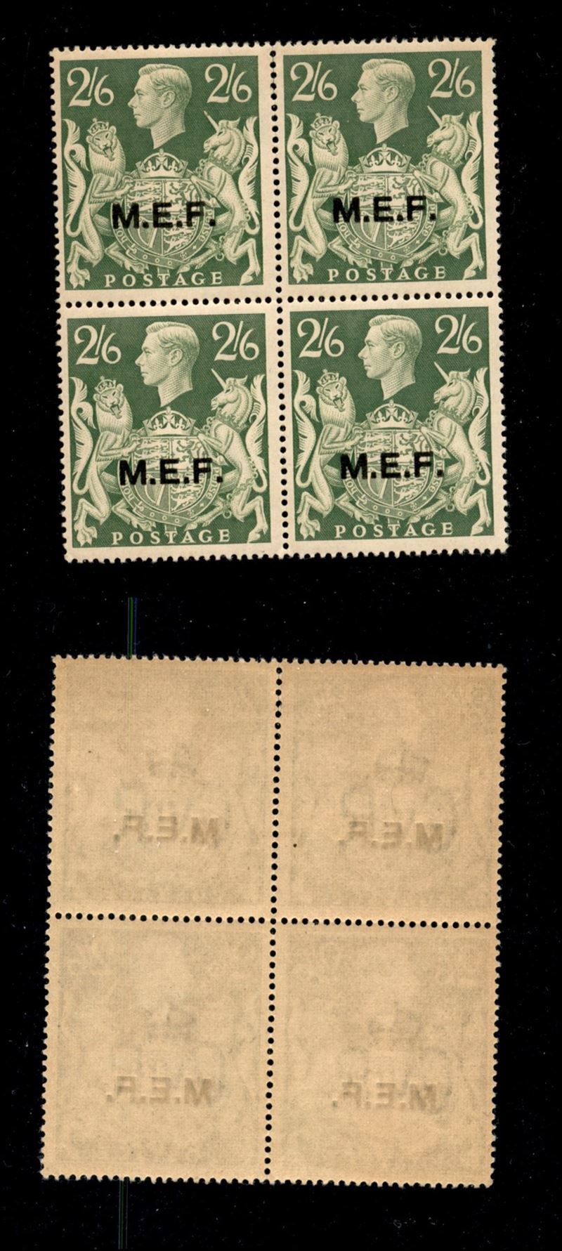 Italia / Occupazioni Straniere delle Colonie / Occupazione Britannica / M.e.f. / Posta Ordinaria
