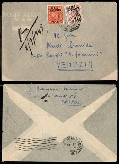 Italia / Occupazioni Straniere delle Colonie / Occupazione Britannica / b.M.a./b.a. Tripolitania ...