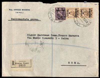 Italia / Occupazioni Straniere delle Colonie / Occupazione Britannica / b.M.a./b.a. Tripolitania ...