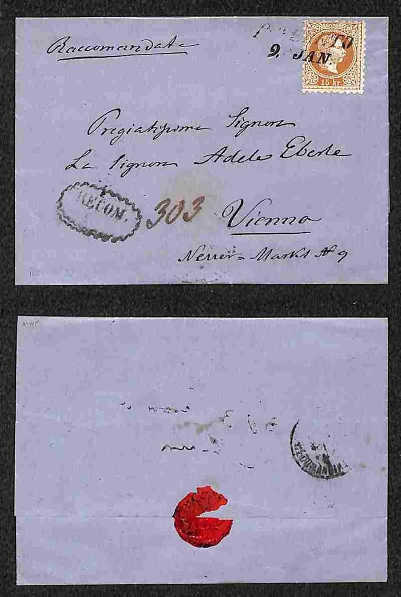 ITALIA / Antichi Stati Italiani / Territori italiani d'Austria / Posta ordinaria