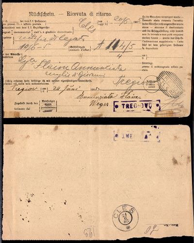 Italia / Antichi Stati Italiani / Territori Italiani D'austria / Posta Ordinaria