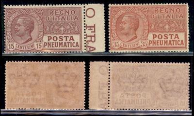 Italia / Regno / Posta Pneumatica