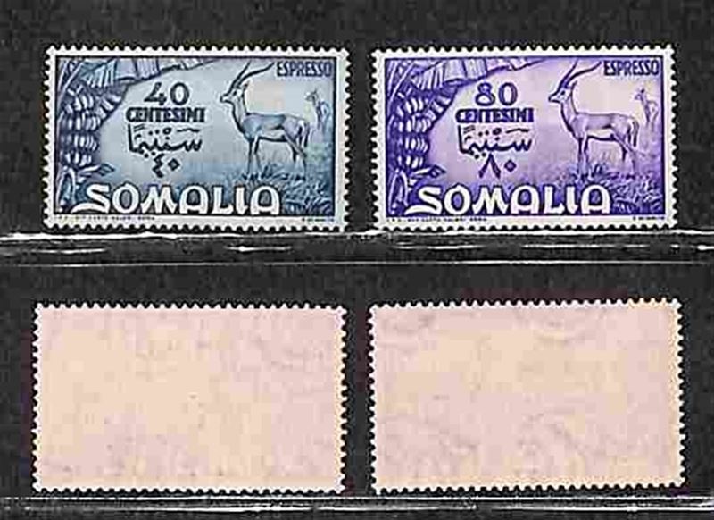 Italia / Occupazioni Straniere delle Colonie / Somalia a.f.I.s. / Espressi
