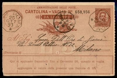 Italia / Regno / Posta Ordinaria