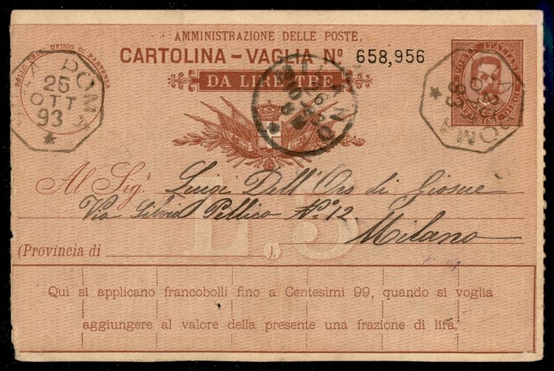 Italia / Regno / Posta Ordinaria