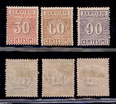 Italia / Regno / Servizio Commissioni