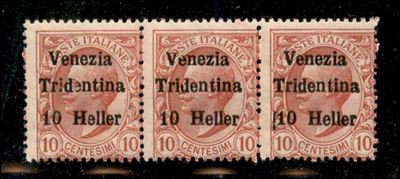Italia / Occupazioni i Guerra Mondiale / Trentino-alto Adige / Posta Ordinaria