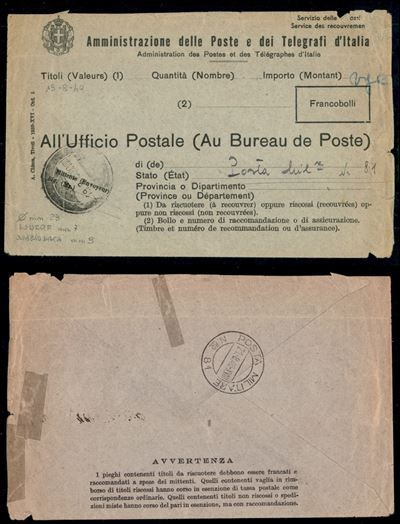 Italia / Regno / Posta Militare