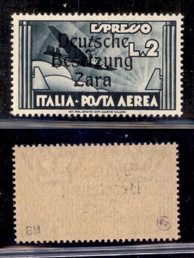 Italia / Occupazioni II Guerra Mondiale / Occupazione Tedesca / Zara / Posta Aerea