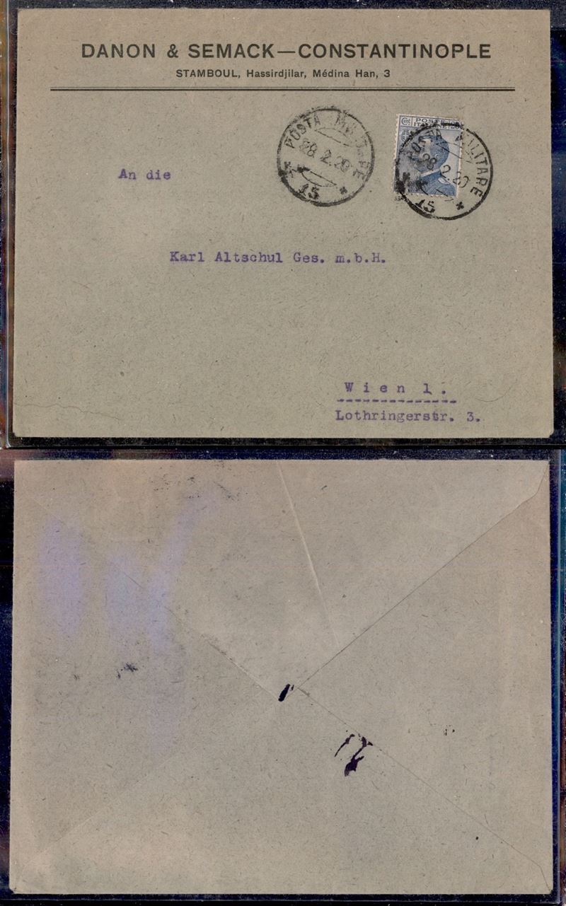 Italia / Uffici Postali All'estero / Levante / Costantinopoli / Posta Militare