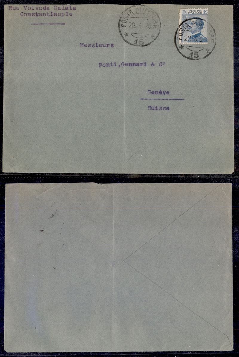 Italia / Uffici Postali All'estero / Levante / Costantinopoli / Posta Militare