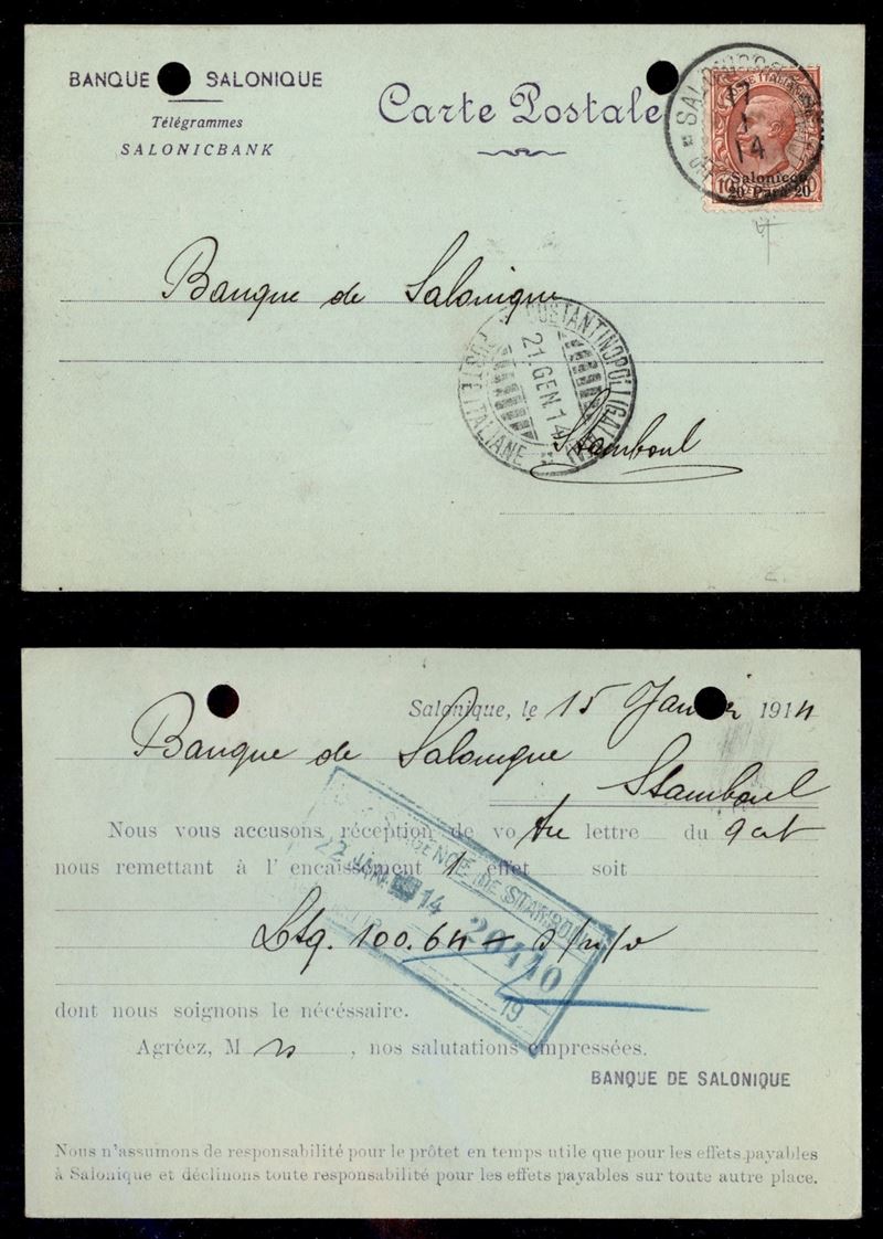 Italia / Uffici Postali All'estero / Levante / Salonicco / Posta Ordinaria
