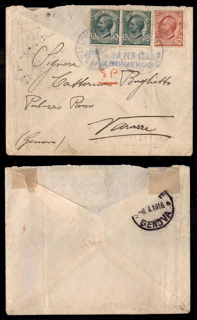 Italia / Uffici Postali All'estero / Valle Bormida / Valona / Posta Ordinaria