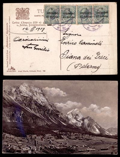 Italia / Occupazioni i Guerra Mondiale / Trento e Trieste / Posta Ordinaria