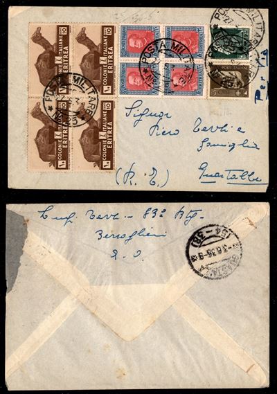 Italia / Colonie / Eritrea / Aerogrammi
