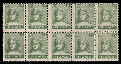 Italia / Occupazioni i Guerra Mondiale / Fiume / Posta Ordinaria