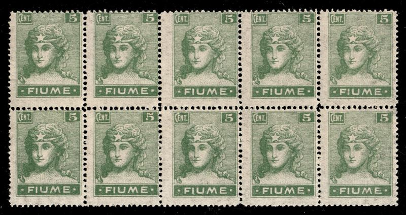 Italia / Occupazioni i Guerra Mondiale / Fiume / Posta Ordinaria