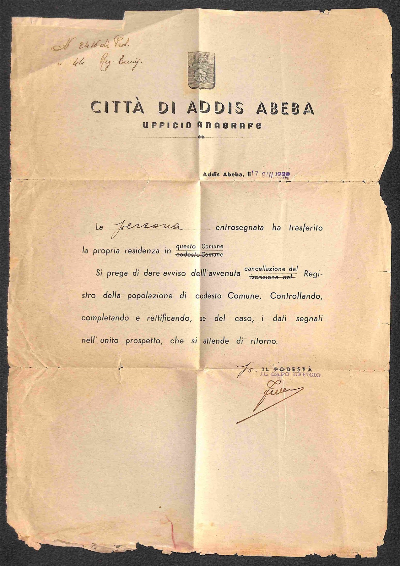 Italia / Colonie / Etiopia / Posta Ordinaria