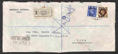 Italia / Occupazioni Straniere delle Colonie / Occupazione Britannica / b.M.a./b.a. Tripolitania ...
