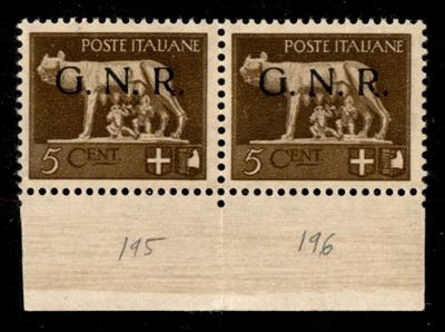 Italia / Rsi / G.n.r. Brescia / Posta Ordinaria
