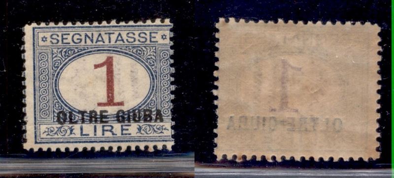 Italia / Colonie / Oltre Giuba / Segnatasse