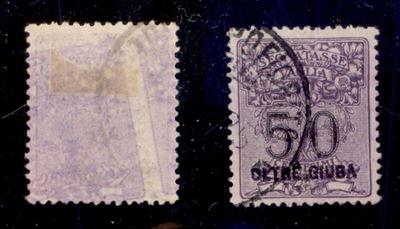 Italia / Colonie / Oltre Giuba / Segnatasse per Vaglia