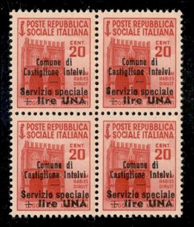 Italia / Emissioni Locali / Castglione D'intelvi / Posta Ordinaria