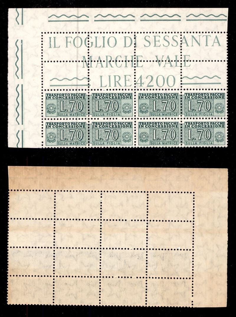 Italia / Repubblica / Pacchi in Concessione