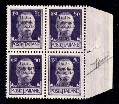 Italia / Emissioni Locali / Base Atlantica / Posta Ordinaria