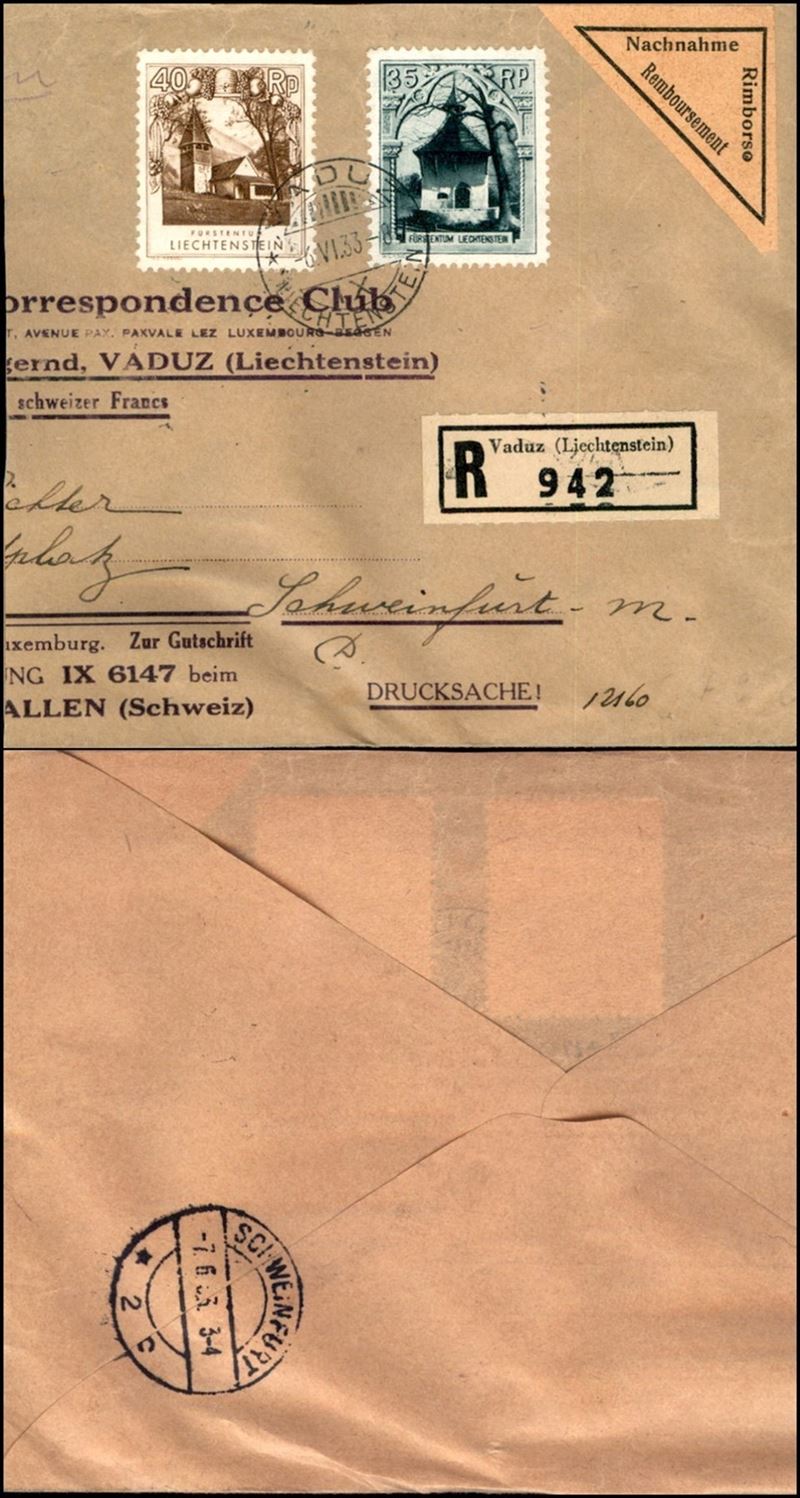 Liechtenstein / Posta Ordinaria